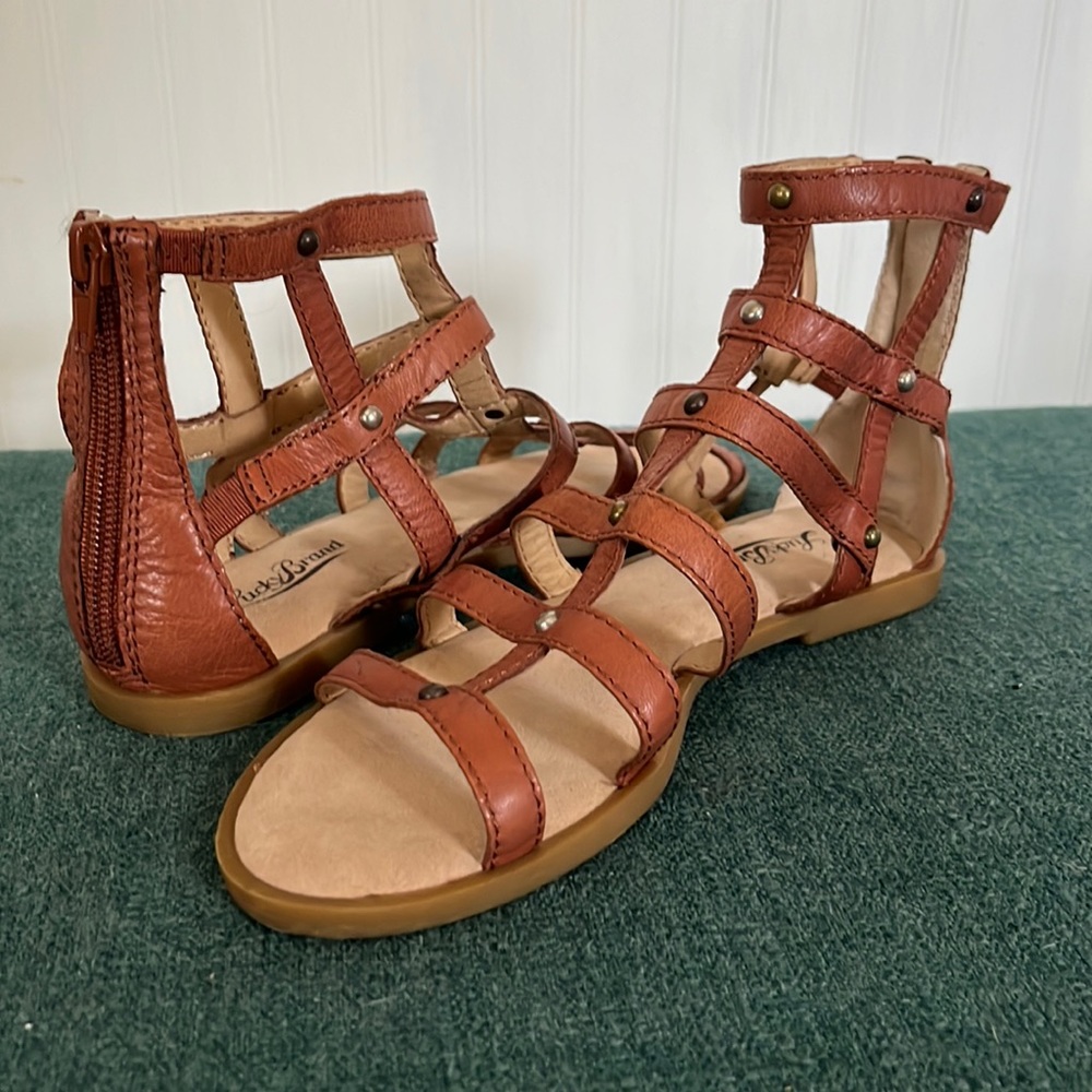 Lucky Brand Beverley Leather Gladiator Sandals